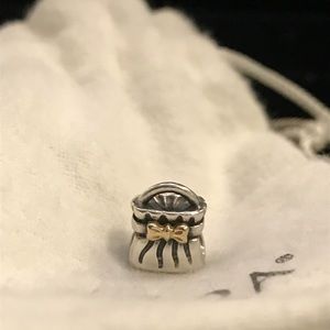 Authentic Pandora Two Tone Purse Charm
